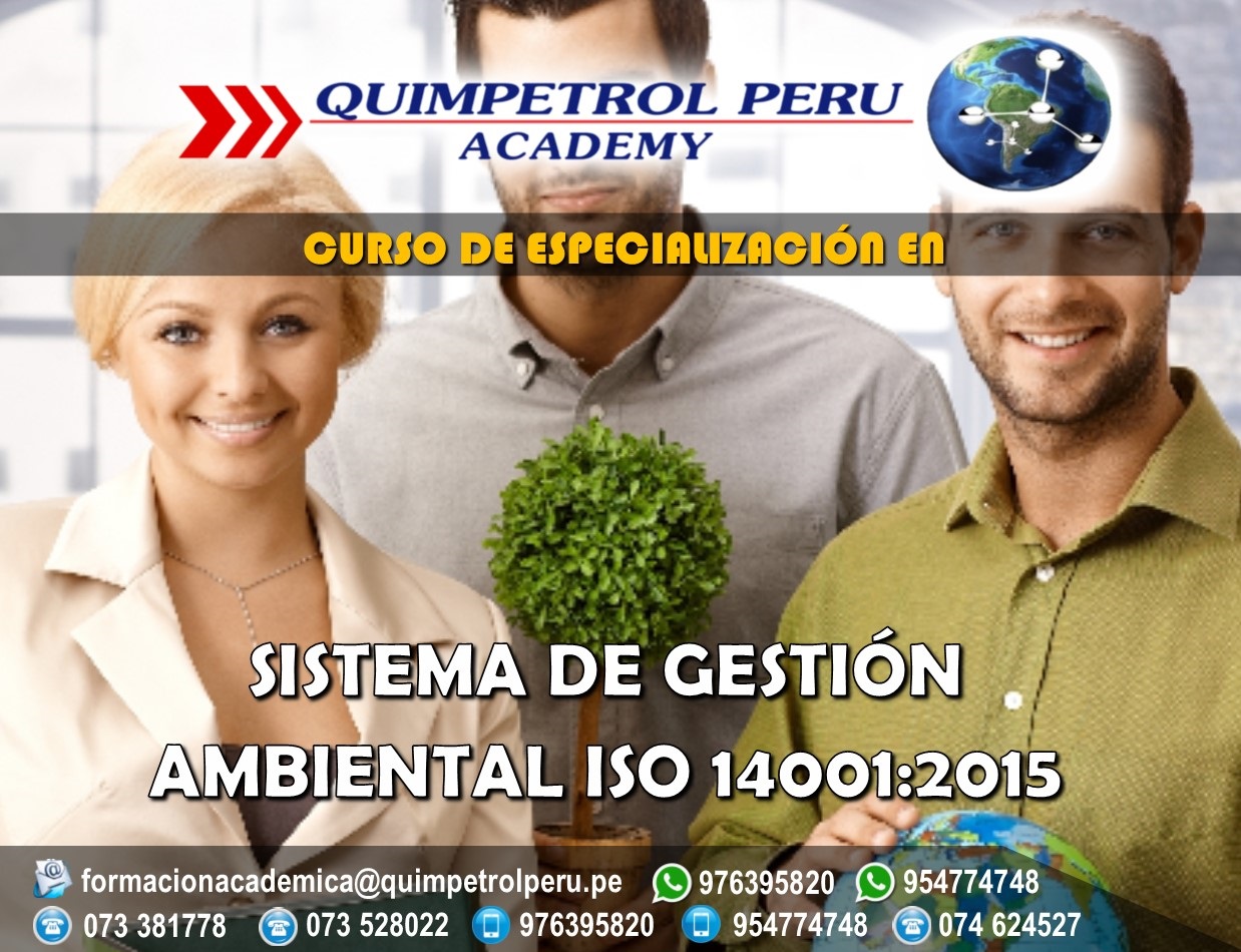 Curso de Especialización: Sistema de Gestión Ambiental ISO 14001:2015
